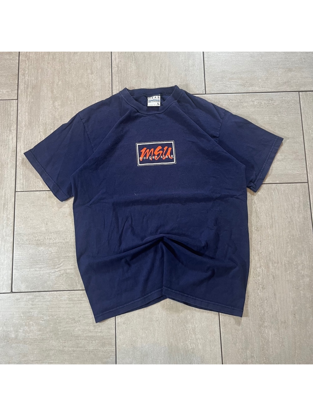 Vintage Gear for Sports Morgan State T-Shirt Cotton Shirt Large